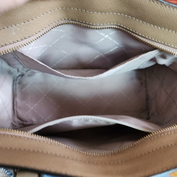 Michael Kors Saffiano Leather Satchel with New Crossbody Straps - Picture 13 of 16